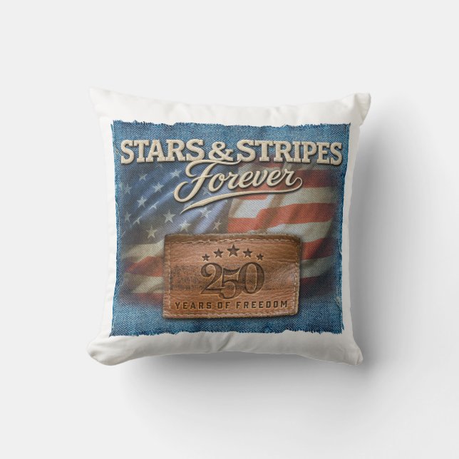 Cojín Decorativo Stars & Stripes - Throw Pillow (Anverso)