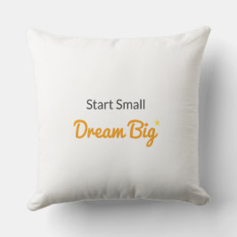 Cojín Decorativo Start Small, Dream Big Nursery Pillow