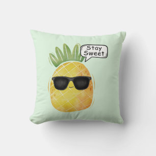 Cojín Decorativo Stay Sweet Pineapple Personalizado Fun