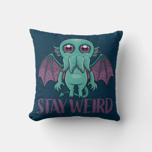 Cojín Decorativo Stay Weird Cute Cthulhu Monster