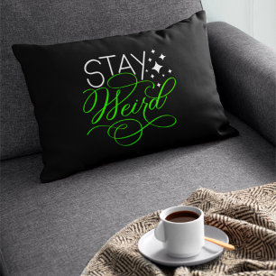 Cojín Decorativo Stay Weird Introvert, Geek, Nerd