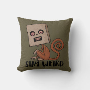 Cojín Decorativo Stay Weird Sack Monkey