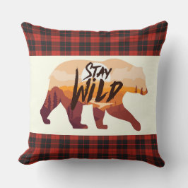 Cojín Decorativo Stay Wild Bear