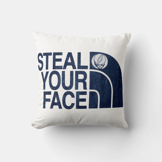 Cojín Decorativo Steal Your Face Throw Pillow (Anverso)