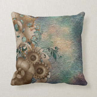 Cojín Decorativo Steampunk floral