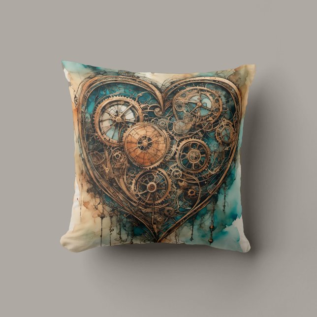 Cojín Decorativo Steampunk Love (Subido por el creador)