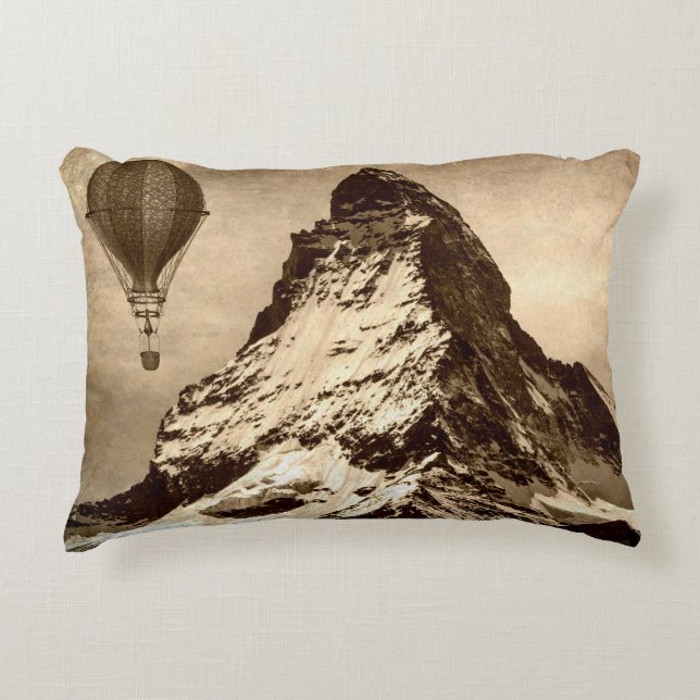 Cojín Decorativo Steampunk Matterhorn (Anverso)