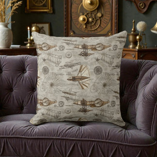 Cojín Decorativo Steampunk Victoriano 