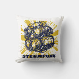 Cojín Decorativo Steampunk Vintage Art Throw Pillow