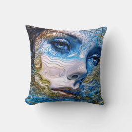 Cojín Decorativo "Steel Gaze" - Mujeres En El Agua