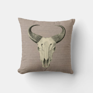 Cojín Decorativo Steer Skull Pillow
