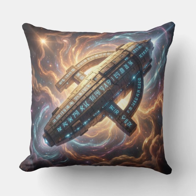 Cojín Decorativo Stellar Path – Journey Through the Universe´5 (Anverso)