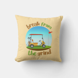 Cojín Decorativo Steve's Golf Cart BFTG Pillow