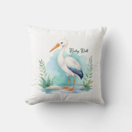 Cojín Decorativo Stork Stork Nursery pone muñeca bebé
