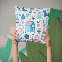 Cojín Decorativo Storybook Whimsy Pillow