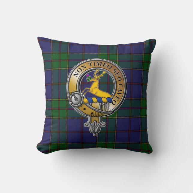 Cojín Decorativo Strachan Tartan & Badge (Anverso)