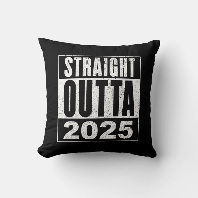 Cojín Decorativo Straight Outta 2025 (Anverso)