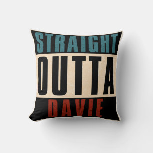 Cojín Decorativo Straight Outta Davie Florida