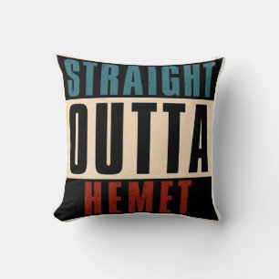 Cojín Decorativo Straight Outta Hemet California CA