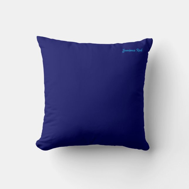 Cojín Decorativo Stratos Vibrant Blue Coastal Style -  (Anverso)