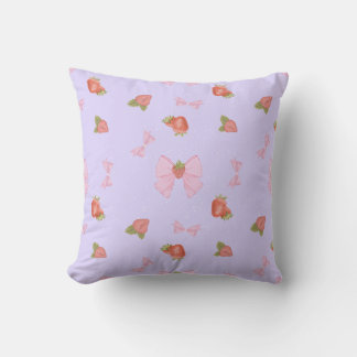 Cojín Decorativo Strawberry Bow