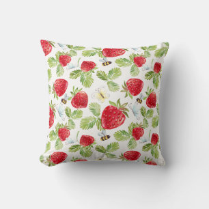 Cojín decorativo Strawberry Buzz 16x16