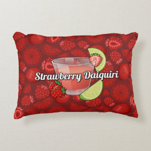 Cojín Decorativo Strawberry Daiquiri Cocktail