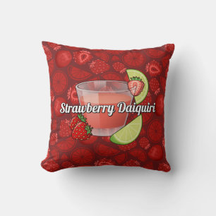 Cojín Decorativo Strawberry Daiquiri Cocktail