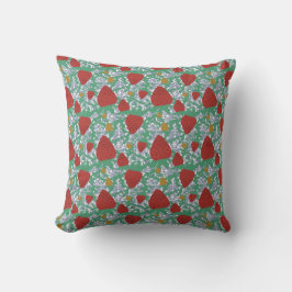 Cojín Decorativo Strawberry Garden Pattern Love Graphic