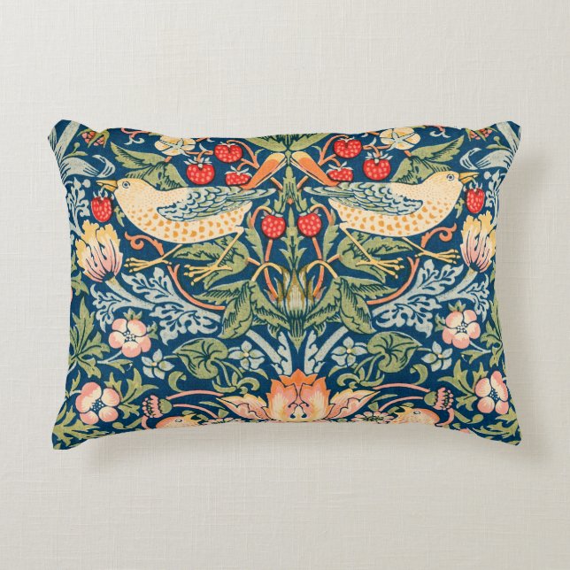 Cojín Decorativo Strawberry Thief ,Famous Painting (Anverso)