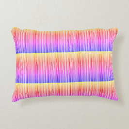 Cojín Decorativo Streifenmuster regenbogenfarben
