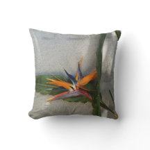 strelitzia pillow