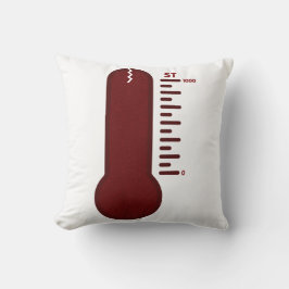 Cojín Decorativo Stress Thermometer Pillow