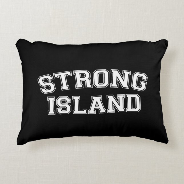 Cojín Decorativo Strong Island, NYC, EE.UU. (Anverso)