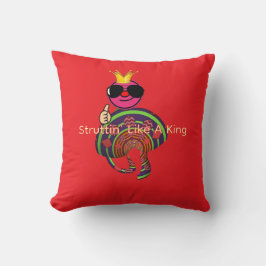 Cojín Decorativo Struttin 'como un rey rojo