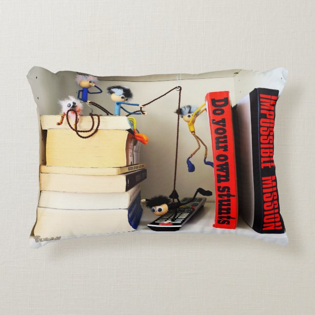 Cojín Decorativo Stunt Fubby's Tom Cruise naspelen. (Anverso)