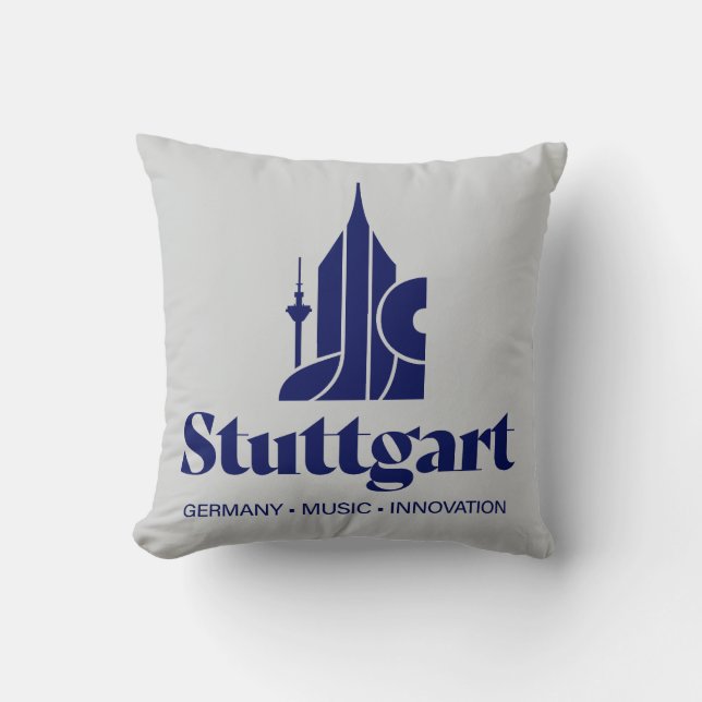 Cojín Decorativo Stuttgart Alemania Europa (Anverso)