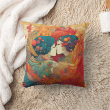 Su amor, su camino | Beso Lésbico Estilo Art Déco