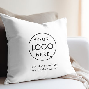 Cojín Decorativo Su logotipo Empresa moderna Minimalista