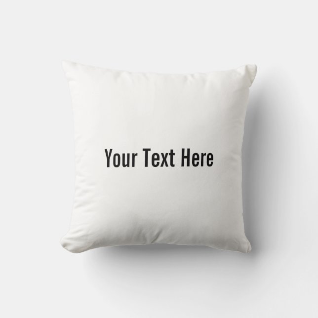 Cojín Decorativo Su texto aquí Personalizado Pillow (Anverso)