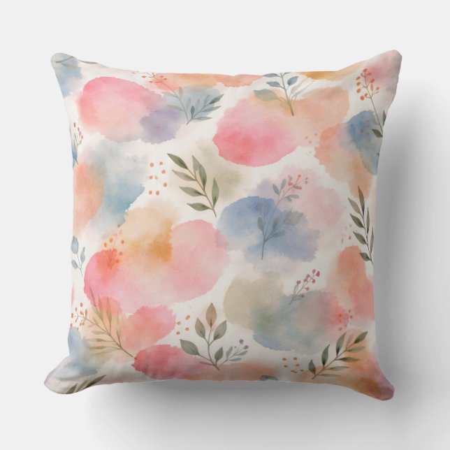 Cojín Decorativo Suave Ensueño de Floración (Anverso)