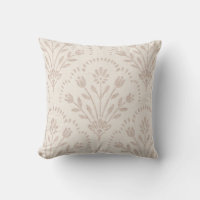 Suave estampado de flores en tonos taupe y beige c