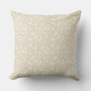 Cojín Decorativo Suave Floración Neutral