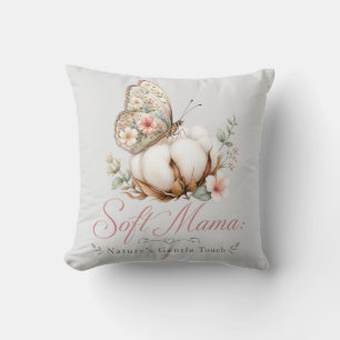 Cojín Decorativo Suave Mamá El Toque Suave de la Naturaleza