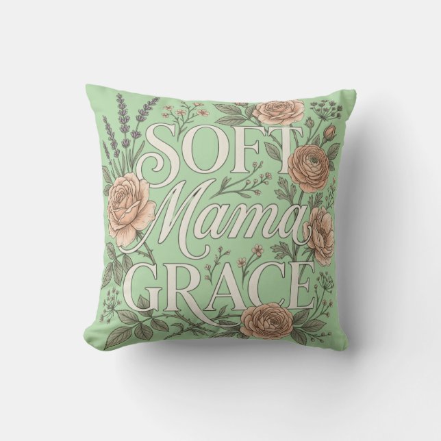 Cojín Decorativo Suave Mamá Grace (Anverso)