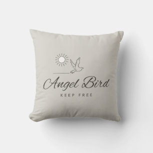 Cojín Decorativo Sube el ángel de las aves, los susurros del amanec