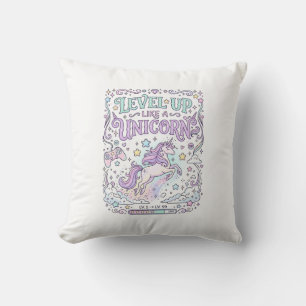 Cojín Decorativo Subir de Nivel como Unicornio adorable mercado de 