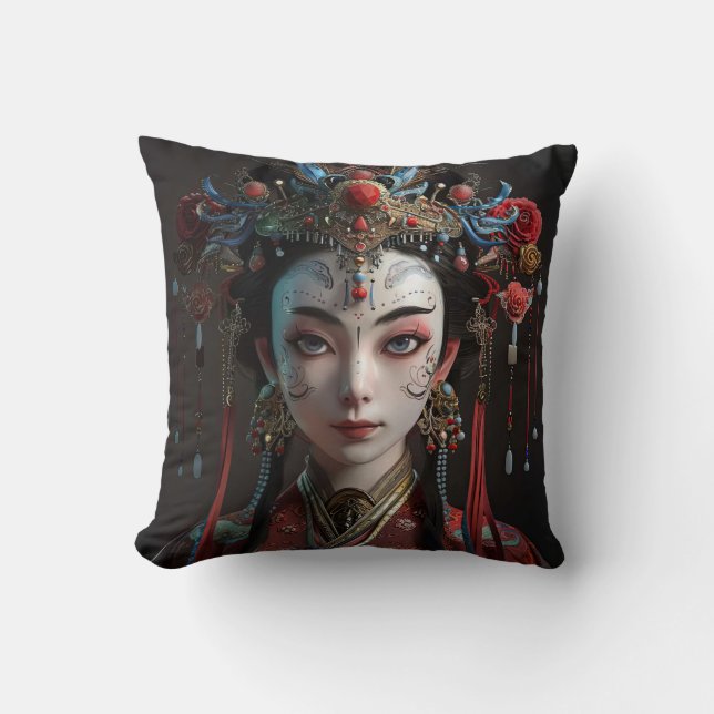 Cojín Decorativo succubus asiático (Anverso)