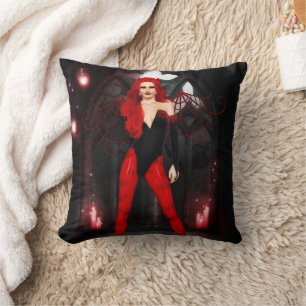 Cojín Decorativo Succubus Rojo