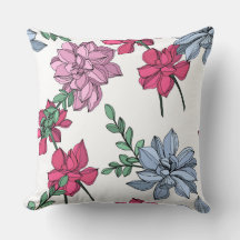 Suculento pastel floral de trabajo azul, rosa y bl